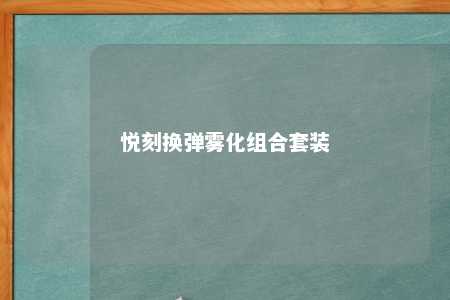 悦刻换弹雾化组合套装